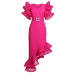 Koktel haljina Ruffle Radiance_Zea