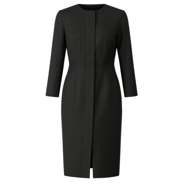 Poslovno_dnevna_haljina_Metropolitan_Poise_crna_Zea