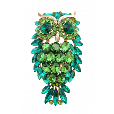 Broš Luminous Owl_Zea