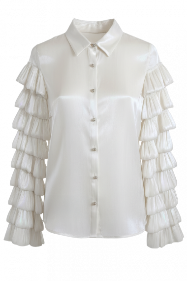Bluza Pearl Ruffle_Zea