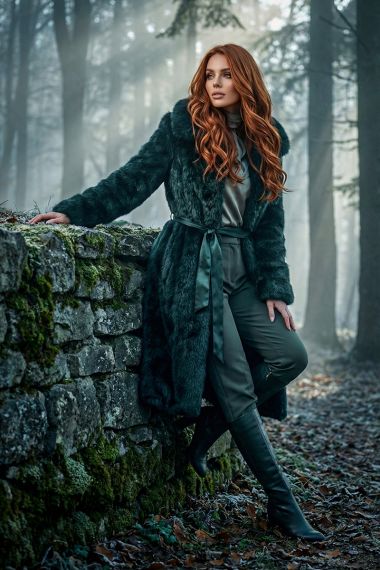 Krzneni kaput Luxe Forest_Zea