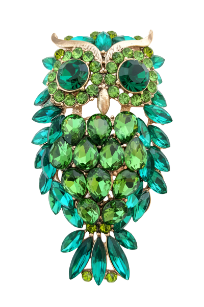Broš Luminous Owl_Zea