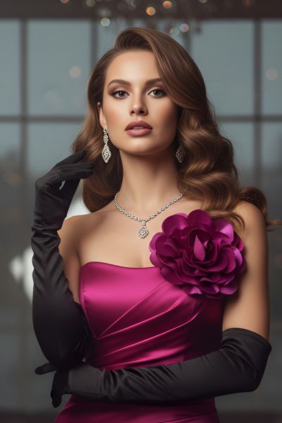 Broš Fresh Rose_Zea