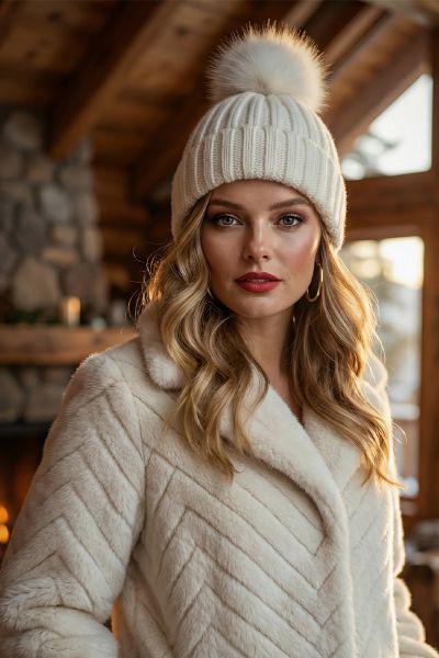 Zimska kapa s pomponom Winter Puff_Zea