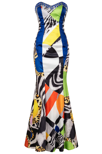 Večernja haljina Graphic GalaZea