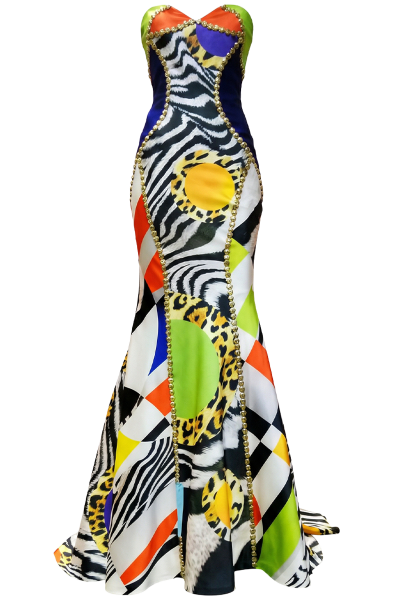 Večernja haljina Graphic Opéra_Zea