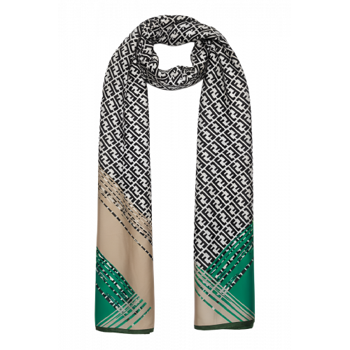 Svileni šal Geometric Vision_Zea