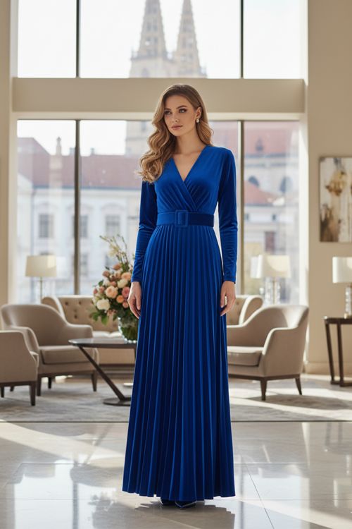 Dnevna_haljana_Velvet_Obsession_kraljevsko_plava_Zea