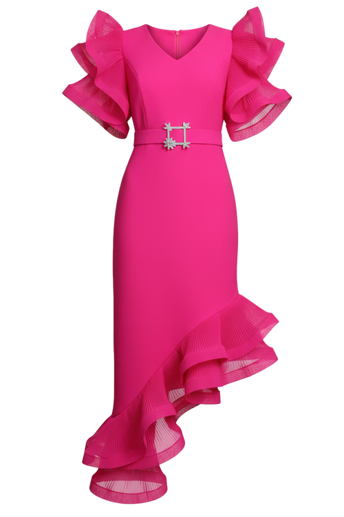 Koktel haljina Ruffle Radiance_Zea