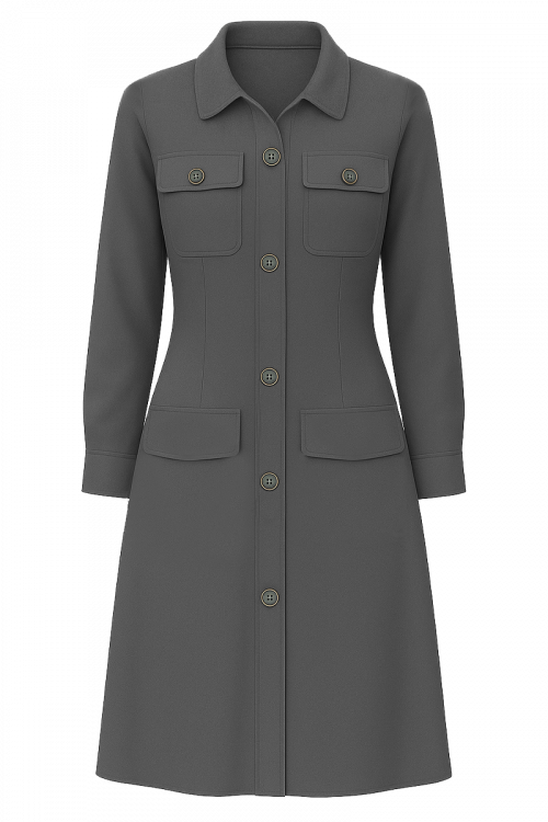 Poslovno-dnevna-haljina-Executive-Edge_antracit-siva_Zea