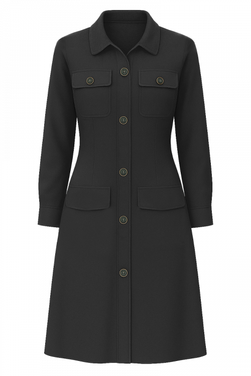 Poslovno-dnevna-haljina-Executive-Edge_crna_Zea