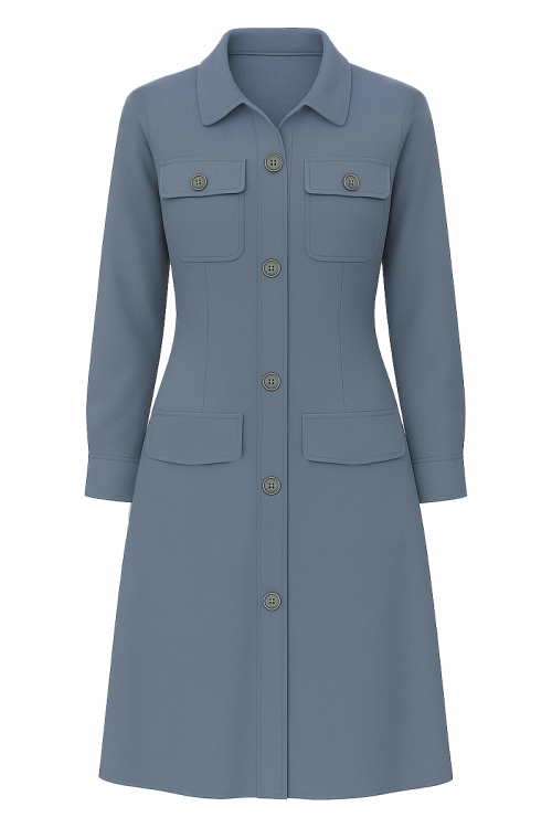 Poslovno-dnevna-haljina-Executive-Edge_sivo-plava_Zea