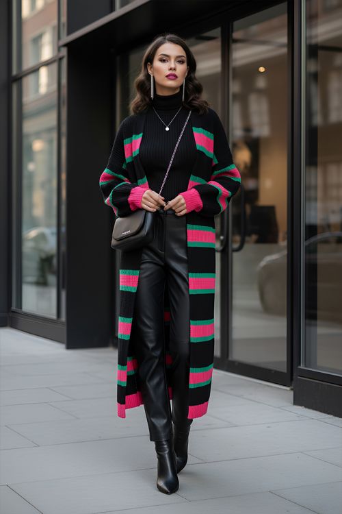 Kardigan Neon Stripe_Zea