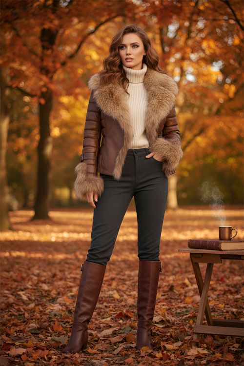 Kožna jakna Urban Luxe_Zea