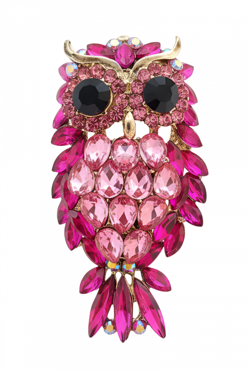 Broš Luminous Owl_Zea