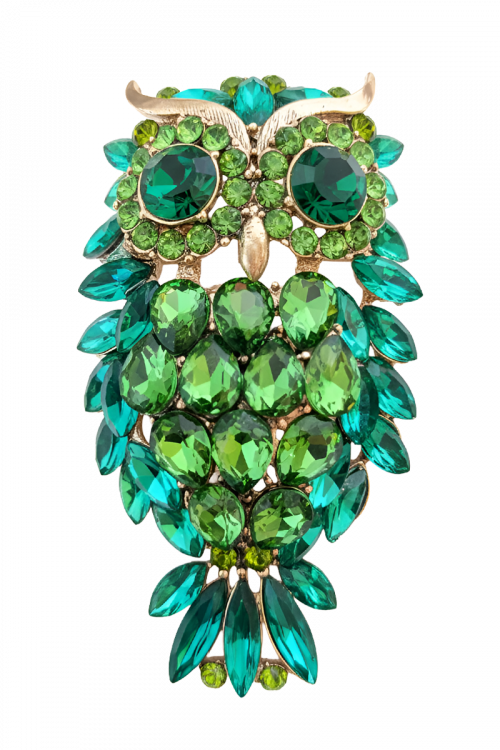 Broš Luminous Owl_Zea