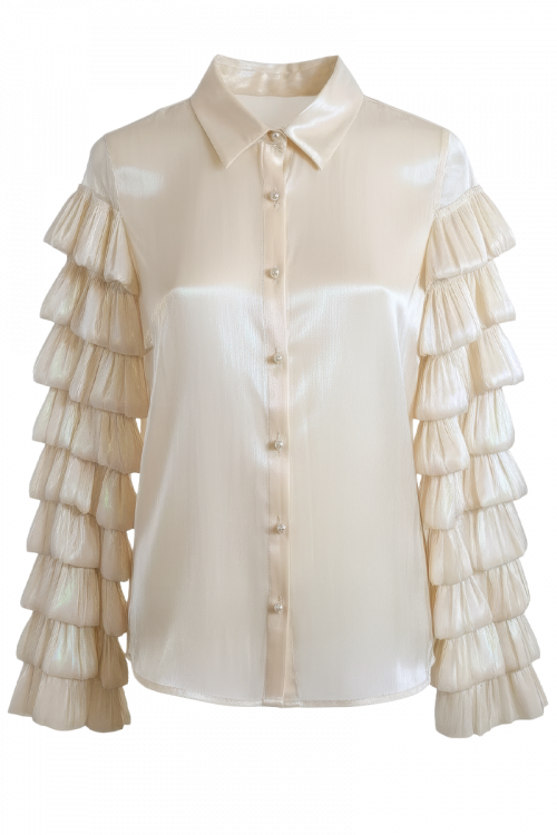Bluza Pearl Ruffle_Zea