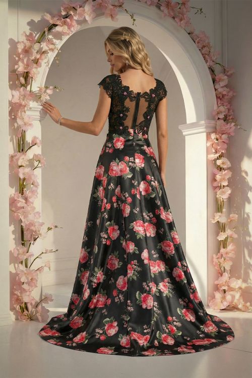 Svečana haljina Floral Empire_Zea