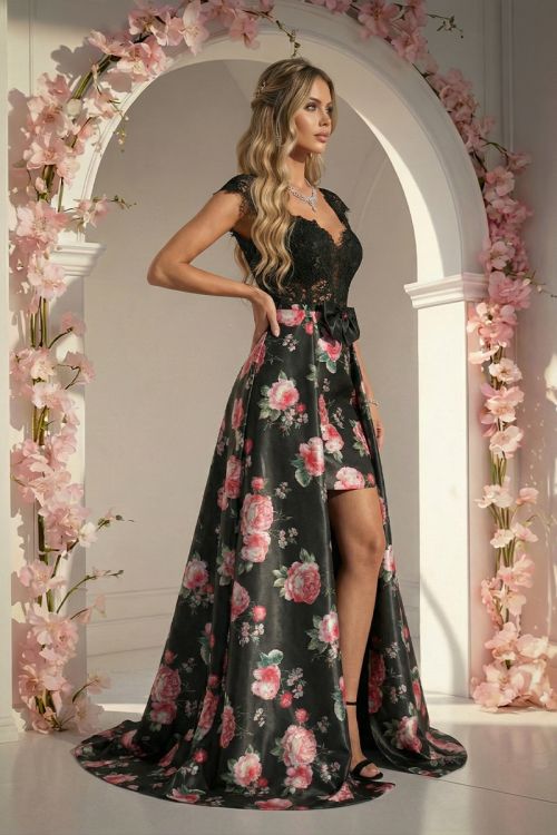 Svečana haljina Floral Empire_Zea