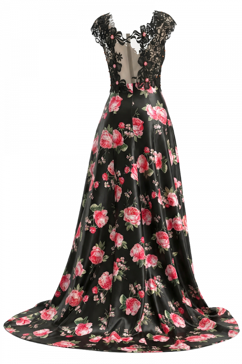 Svečana haljina Floral Empire_Zea