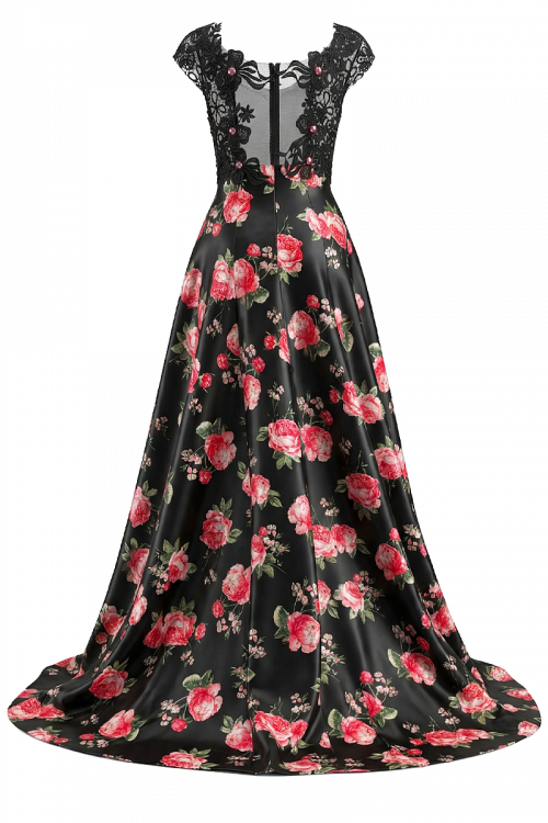 Svečana haljina Floral Empire_Zea