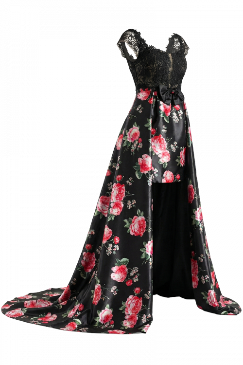 Svečana haljina Floral Empire_Zea