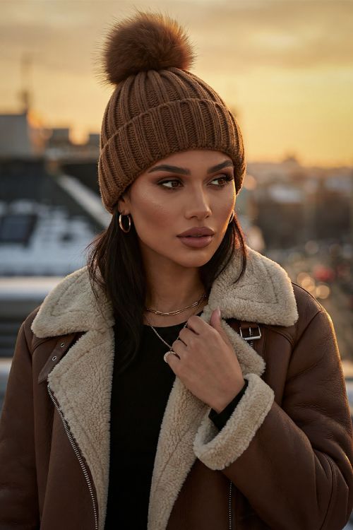 Zimska kapa s pomponom Winter Puff_Zea