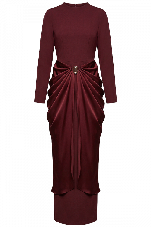 Večernja haljina Aurelia Drape_Zea