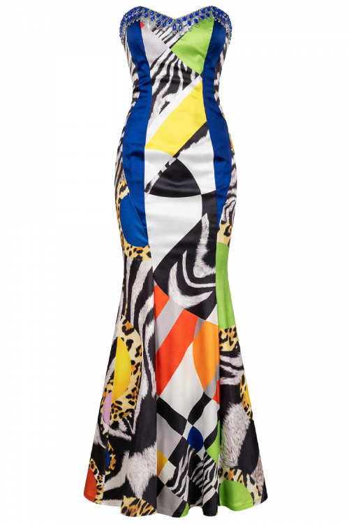 Večernja haljina Graphic GalaZea