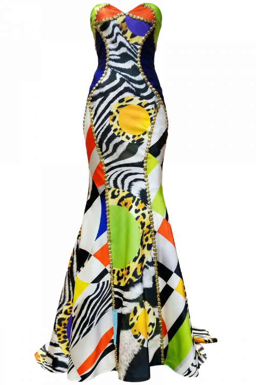 Večernja haljina Graphic Opéra_Zea